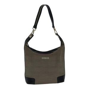 GUCCI Shoulder Bag Canvas Beige